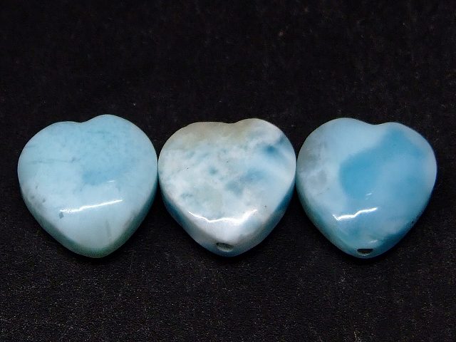 67994 　ラリマー 11mm 1粒売り 鑑別済 本物保証 送料無料 ドミニカ共和国産 天然石 パワーストーン