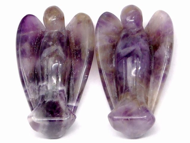 68390 ケープアメジスト 52mm×32mm～50mm×30mm 1個売り 天使 エンジェル 送料無料 天然石 パワーストーン