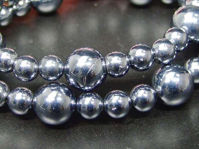 66243　　今月の半額 AA 6mm／10mm テラヘルツ 鉱石 丸玉 ブレスレット 内径調整可 ポーチ付き 公的機関にて検査済み 送料無料 高純度テラヘルツを激安入荷 高品質 ビーズ 美肌ストーン