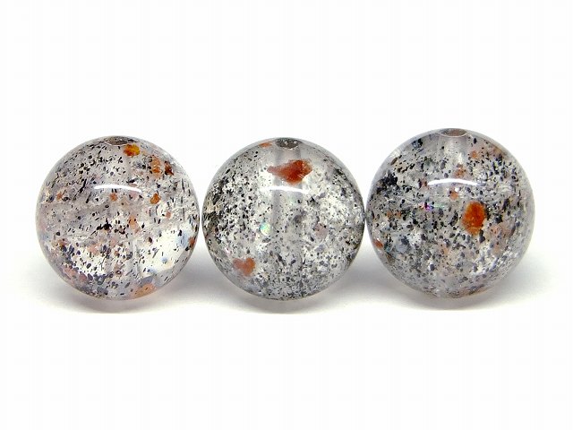 樂天商城 - 66295　　ブラックストロベリークォーツ ピーチブロッサム 8mm AAA 1粒売り 苺水晶 送料無料 タンザニア産 天然石 パワーストーン