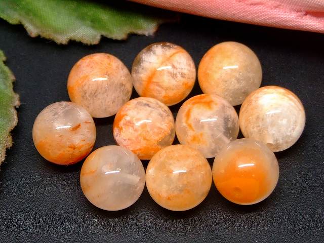 66328　　セリサイト イン クォーツ 10mm 4A 1粒売り 絹雲母入り水晶 送料無料 マダガスカル産 天然石 パワーストーン