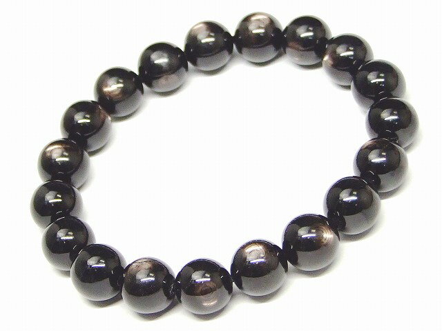 樂天商城 - 66357　　ハイパーシーン 紫蘇輝石 10mm 5A ブレスレット 内径17cm アメリカ産 送料無料 天然石 パワーストーン