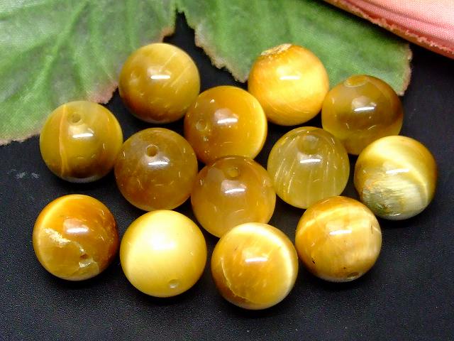 66415　　今月の半額 わけあり ホワイトタイガーアイ 12mm 1粒売り ゴールド ゴールデン 虎目石 南アフリカ共和国産 ネコポス送料無料 天然石 パワーストーン