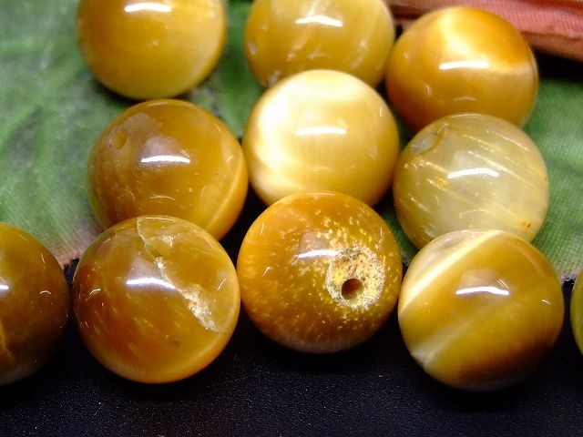 66415　　今月の半額 わけあり ホワイトタイガーアイ 12mm 1粒売り ゴールド ゴールデン 虎目石 南アフリカ共和国産 ネコポス送料無料 天然石 パワーストーン