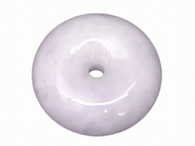 66454　　ラベンダー ミャンマー翡翠 22mm 1個売り ピーディスク 円盤 平安扣 カバン飾り お守り 送料..