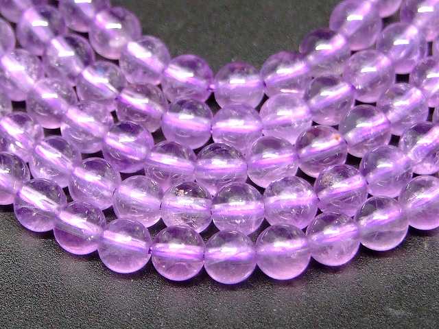 g3-67Q　　アメジスト 紫水晶 4mm A 1連39cm 通し針、解説書、1mゴム付き 送料無料 天然石 パワーストーン