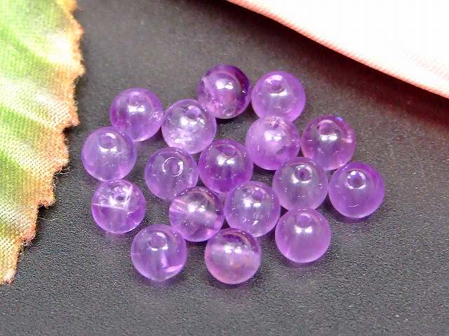 g3-57N　　アメジスト 紫水晶 4mm A 1粒売り 送料無料 天然石 パワーストーン