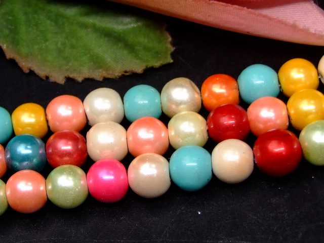 H3-15B　　工場処分品特価 今月半額以下 わけあり 3本セット ミックス ヘマタイト 磁気有 8mm 1連78cm 通し針、解説書、1mゴム付き 送料無料 イギリス産 天然石 パワーストーン