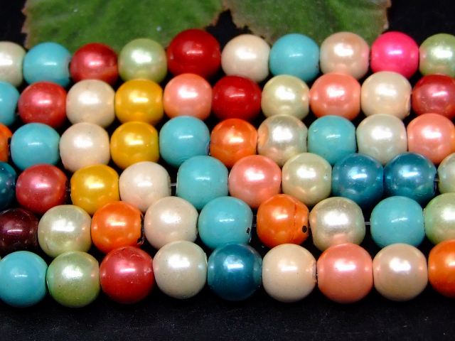 H3-15B　　工場処分品特価 今月半額以下 わけあり 3本セット ミックス ヘマタイト 磁気有 8mm 1連78cm 通し針、解説書、1mゴム付き 送料無料 イギリス産 天然石 パワーストーン