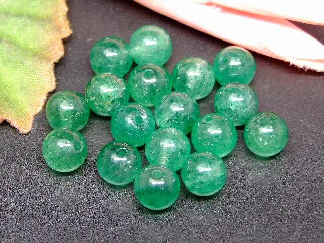 g3-650　　グリーンストロベリークォーツ 6mm A 1粒売り 送料無料 天然石 パワーストーン