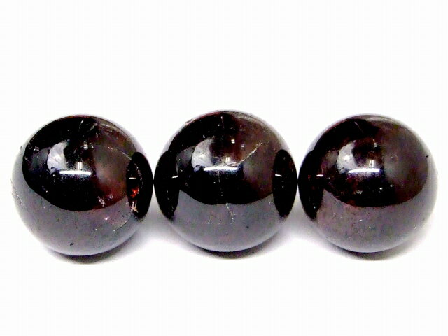 68228　　今月の半額 わけあり ガーネット 柘榴石球 17mm 1粒売り 穴なし 送料無料 インド産 天然石 パワーストーン