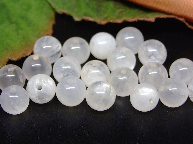 g3-227E　　ムーンストーン 6mm AA 1粒売り ペリステライト ネコポス送料無料 インド産 天然石 パワーストーン