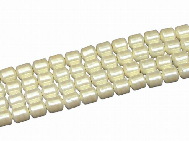 H3-8　　工場処分品特価 今月半額以下 わけあり ヘマタイト アイボリー 磁気あり 8mm 磁有 1連40cm 通し針、解説書、1mゴム付き 送料無料 イギリス産 天然石 パワーストーン