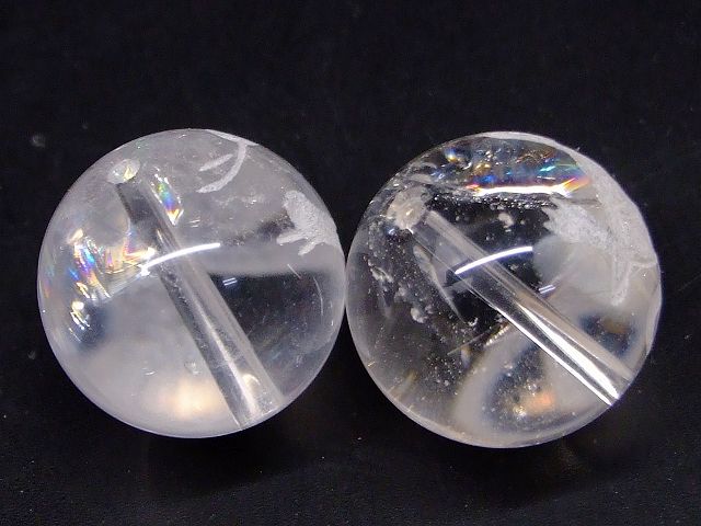 Toys, Hobbies, Games - 68523　　今月の半額 わけあり 虹入り 水晶 18mm 1粒売り 玄武彫り 素彫り クリスタル クォーツ 送料無料 ブラジル産 天然石 パワーストーン