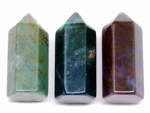 67029G　　今月の半額 わけあり アゲート 37mm×17mm 1個売り 六角 ヘキサゴン ポイント 瑪瑙 メノウ ネ..