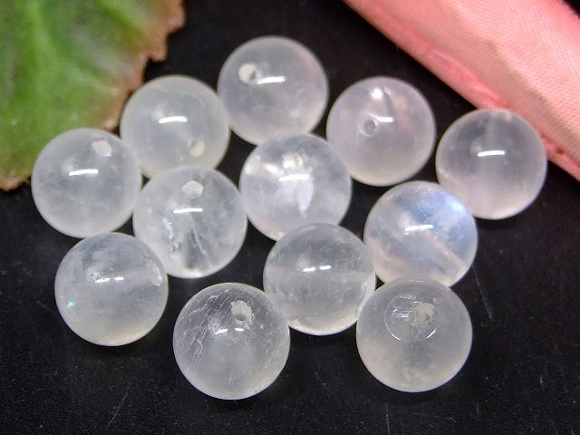 67120A　　今月の半額 わけあり ムーンストーン 8mm 1粒売り ペリステライト ネコポス送料無料 インド産 天然石 パワーストーン