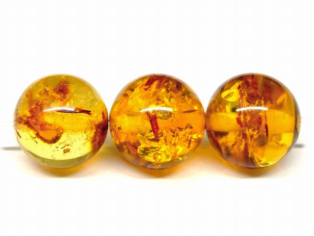 g3-108M　　今月の半額 わけあり 花アンバー 琥珀 10mm 1粒売り 鑑別済・本物保証 送料無料 メキシコ産..