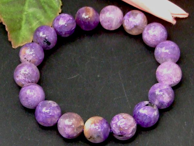 67212　　チャロアイト 12mm AAA ブレスレット 内径18cm ポーチ付き 送料無料 天然石 パワーストーン