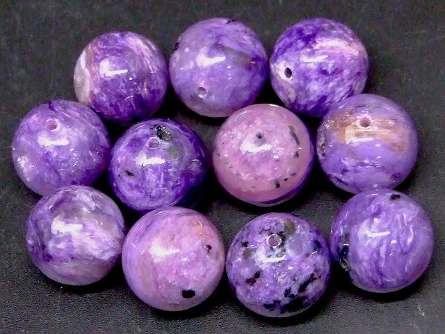 67202　　チャロアイト 16mm 4A 1粒売り ロシア産 送料無料 天然石 パワーストーン