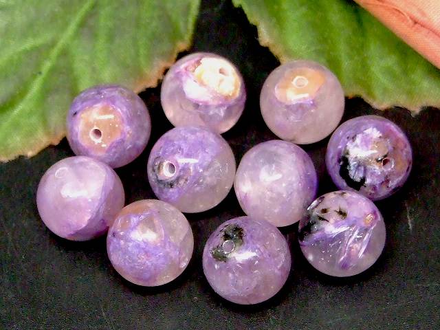 67274　　今月の半額 わけあり アイス チャロアイト 11mm〜12mm 1粒売り ロシア産 ネコポス送料無料 天然石 パワーストーン