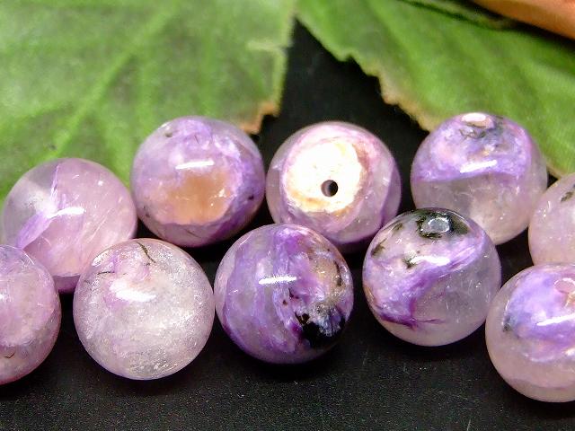 67274　　今月の半額 わけあり アイス チャロアイト 11mm〜12mm 1粒売り ロシア産 ネコポス送料無料 天然石 パワーストーン