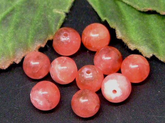 67239　　今月の半額 わけあり インカローズ 7mm〜8mm 1粒売り 鑑別済・本物保証 送料無料 天然石 パワーストーン