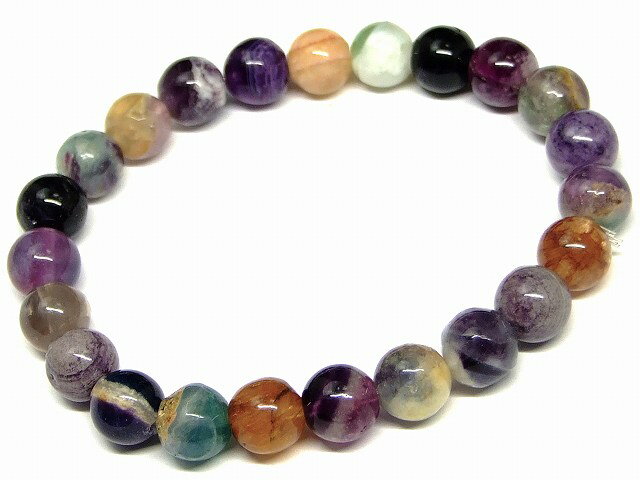 66539H 今月の半額 わけあり フローライト 8mm ブレスレット 内径16cm ポーチ付き 送料無料 天然石 パワーストーン