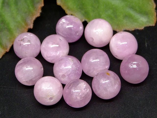 g3-886C　　今月の半額 わけあり クンツァイト 9mm 1粒売り 鑑別済・本物保証 ネコポス送料無料 ブラジル産 天然石 パワーストーン