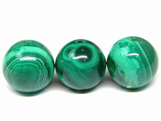 g3-625R　　今月の半額 わけあり マラカイト 11mm 1粒売り 孔雀石 送料無料 ロシア産 天然石 パワーストーン
