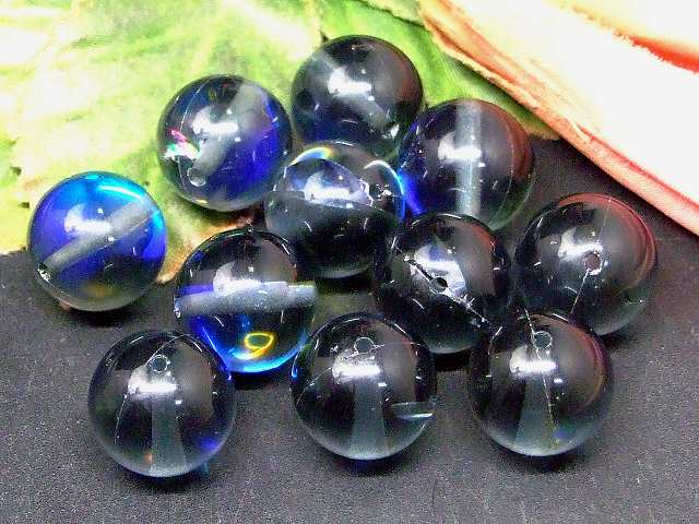 67481　　今月の半額 わけあり ラブラドライト 曹長灰 ブラック ルナフラッシュ 14mm 1粒売り 送料無料 人工石 パワーストーン