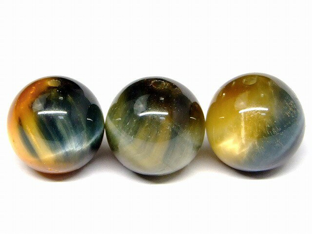 樂天商城 - 67479　　今月の半額 わけあり 青金虎目石 タイガーアイ 12mm 1粒売り 送料無料 南アフリカ共和国産 天然石 パワーストーン
