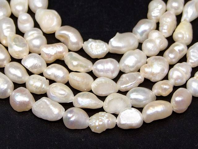 g3-1692C　　今月20％OFF 淡水 パール 真珠 6mm〜8mm 1連33cm 通し針、解説書、1mゴム付き 送料無料 天然石 パワーストーン