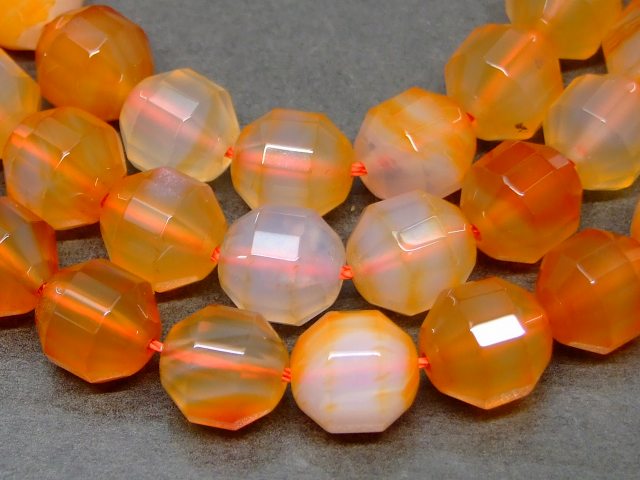 g3-142M　　カーネリアン 10mm 5A カット 1連38cm 通し針、解説書、1mゴム付き 送料無料 天然石 パワーストーン