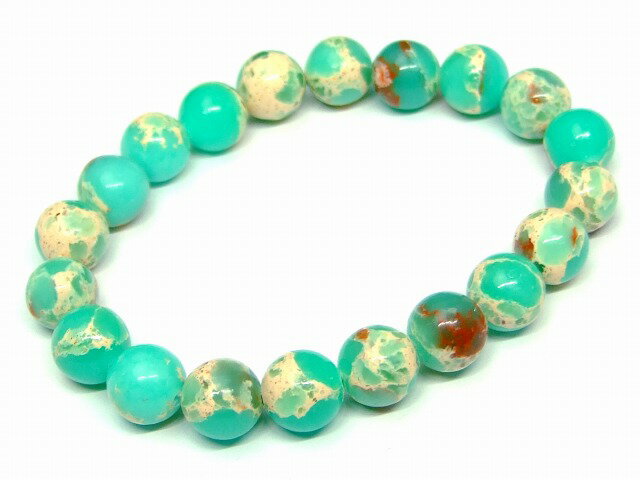 g3-3390F インペリアルジャスパー 10mm ブレスレット 内径調節可 送料無料 天然石 パワーストーン