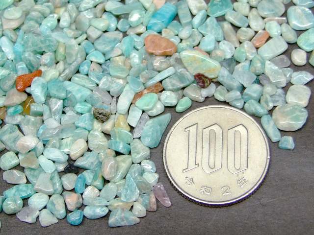 アマゾナイトA 小粒 さざれ 1kg 浄化用 さざれ 送料無料 中国産 天然石 パワーストーン