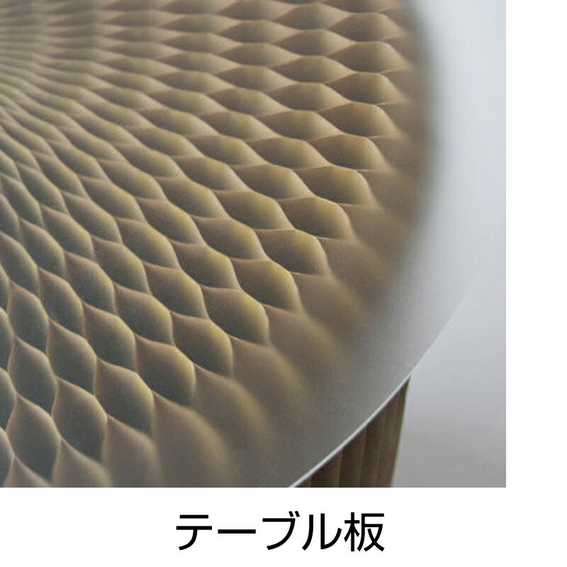 HINTON テーブル（Table) テーブル 天板 テーブル板のみ【直径58cm・曇り】