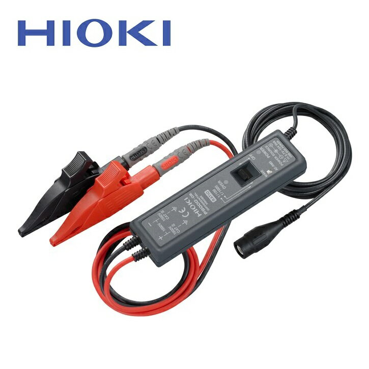 日置電機 hioki P9000-02 差動プローブ 高電圧 AC DC 1000V 測定 分圧 波形 実効値 出力 記録計 レコーダー メモリハイコーダ メモハイ 用