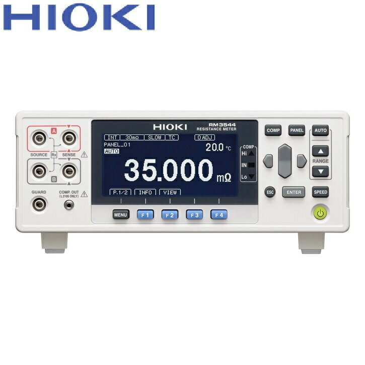 5/9 20時開始！抽選で100%ポイント還元！エントリー必須！日置電機 hioki RM3544 抵抗計 μΩ から MΩ まで 抵抗測定 正確 工業用 大型トランス モーター バスバー溶接 検査 4端子 ミリオーム 低抵抗 直流 DC 抵抗