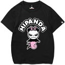 送料無料［キッズ］ハイパンダ 子供服 HIPANDA 人魚 プリント 半袖 Tシャツ / KIDS MERMAID HIPANDA PRINTED SHORT SLEEVED T-SHIRT