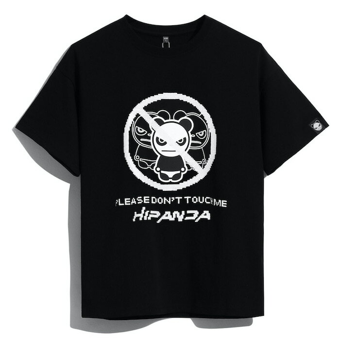 送料無料【ラッピング無料】［メンズ］【公式】ハイパンダ HIPANDA スパンコール Tシャツ オーガニック..