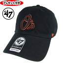 47 Brand tH[eBZuuh AWX^[ Lbv Baltimore Orioles {`A II[Y ubN BLACK '47 CLEAN UP 6plLbv ~jS Y fB[X Xq jp AWX^[ ʃobWv[g