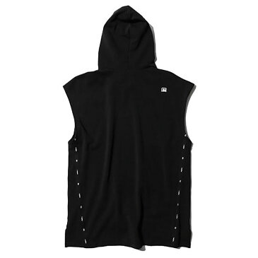 リバーサル パーカー セットアップ SWEAT CUT OFF HOODIE ショートパンツ ショーツ ブラック 黒 カットオフ ノースリーブ 袖なし タンクトップ サイドテープ reversal rv22ss202 rv22ss503 rvddw　ジム　フィットネス　ランニング　格闘技　プレゼント付 送料無料