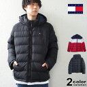 トミーヒルフィガー ブルゾン メンズ トミーヒルフィガー 中綿ジャケット TOMMY HILFIGER NYLON PERFORMANCE HOODY PUFFER JACKET (tommy ジャケット 中綿ブルゾン アウター メンズ 158AN508) 【あす楽対応】