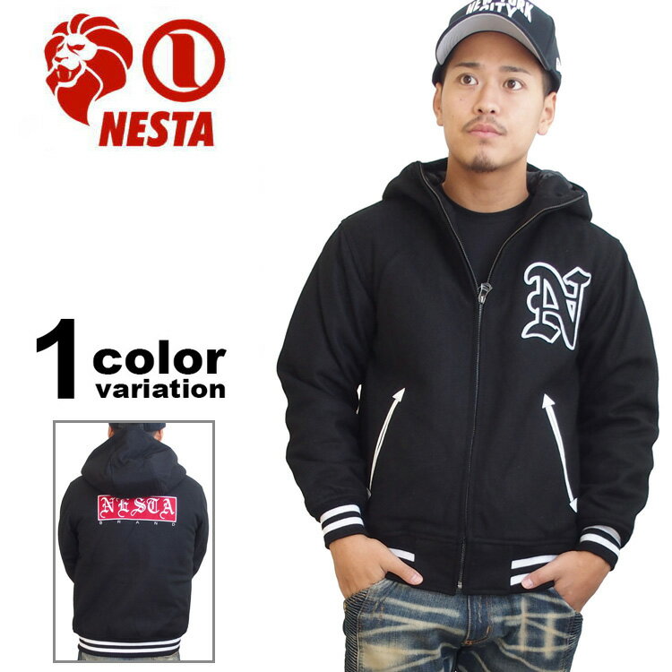 在庫処分 NESTA BRAND ネスタブランド スタジアムジャケット / STUDIUM HOODIE JKT...