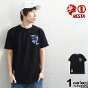 ネスタブランド NESTA BRAND Tシャツ 半袖 メンズ 192NB1004 DRY 総柄 ペースト TEE (nesta brand tシャツ トップス ネスタ) 【あす楽対応】 【メール便対応】