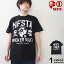 ネスタブランド NESTA BRAND Tシャツ 半袖 ネスタ Tシャツ メンズ JAPAN加工 ボタニカル カレッジ T 232NB1028 (nesta brand tシャツ トップス ネスタ 2XL 3XL) 【あす楽対応】 【メール便対応】