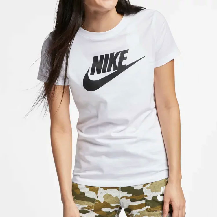 ナイキ NIKE Tシャツ 半袖 エッセンシャル アイコン フューチュラ Tシャツ レディース (nike tシャツ トップス ロゴt トレーニング フィットネス BV6170) 【あす楽対応】 【メール便対応】のサムネイル