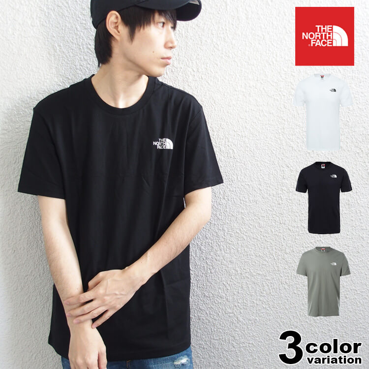 ノースフェイス Tシャツ THE NORTH FACE ワンポイントロゴ 半袖 カットソー M S/S SIMPLE DOME TEE ロゴT メンズ レディース NF0A2TX5 EUライン 【あす楽対応】 【メール便対応】