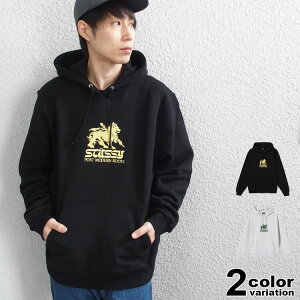 ステューシー STUSSY プルオーバー パーカー メンズ LION APP HOOD ( stussy hooded sweat フード フーディ スウェット Pull Over Hoody Parker トップス メンズ・男性用 118404　USAモデル 正規品 ストゥーシー スチューシー )【あす楽対応】