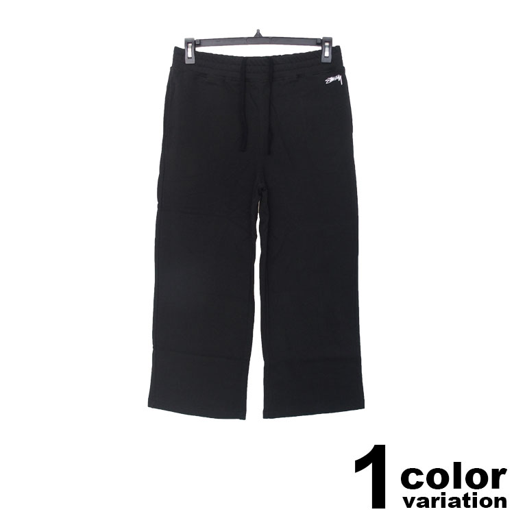 ステューシー STUSSY WOMEN クロップド ワイドパンツ レディース Ezra Cropped Pant (stussy ワイドパンツ ボトムス 216060 ストゥーシ..